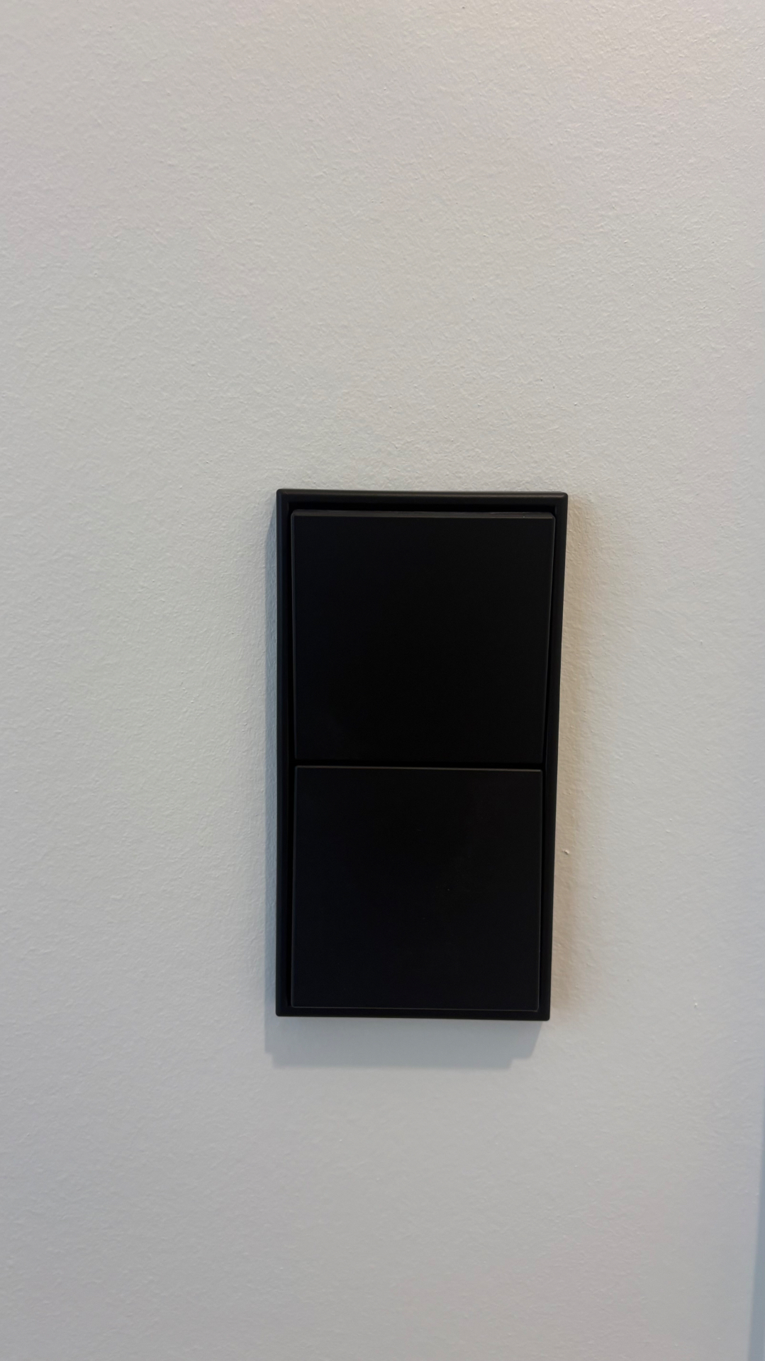 JUNG LS 990 Matte Black — Interrupteur double